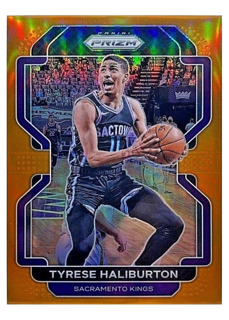 2021-22 Panini Prizm Base Set Tyrese Haliburton #196 card