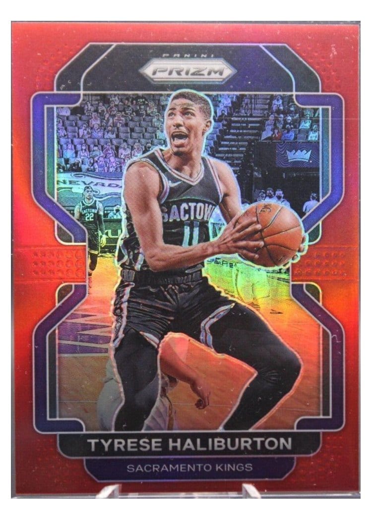 2021-22 Panini Prizm Base Set Tyrese Haliburton #196 card