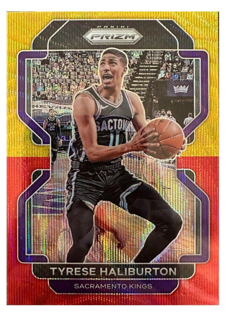 2021-22 Panini Prizm Base Set Tyrese Haliburton #196 card