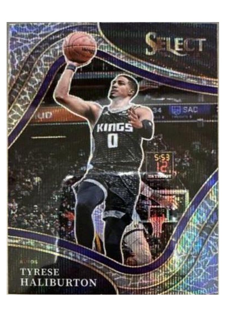2021-22 Panini Select Base Set Tyrese Haliburton #235 card