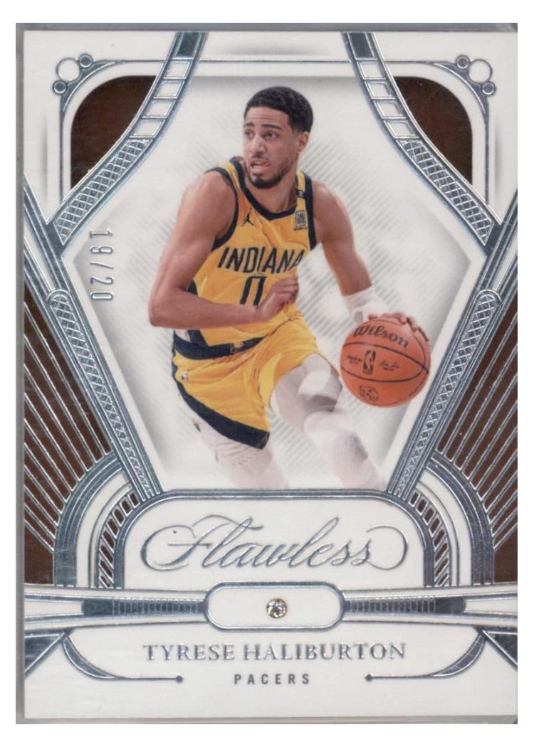 2023-24 Panini Flawless Base Set Tyrese Haliburton #80 card