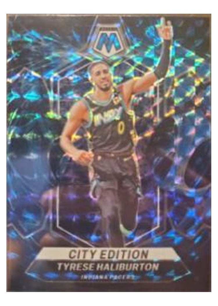 2023-24 Panini Mosaic Base Set Tyrese Haliburton #289 card