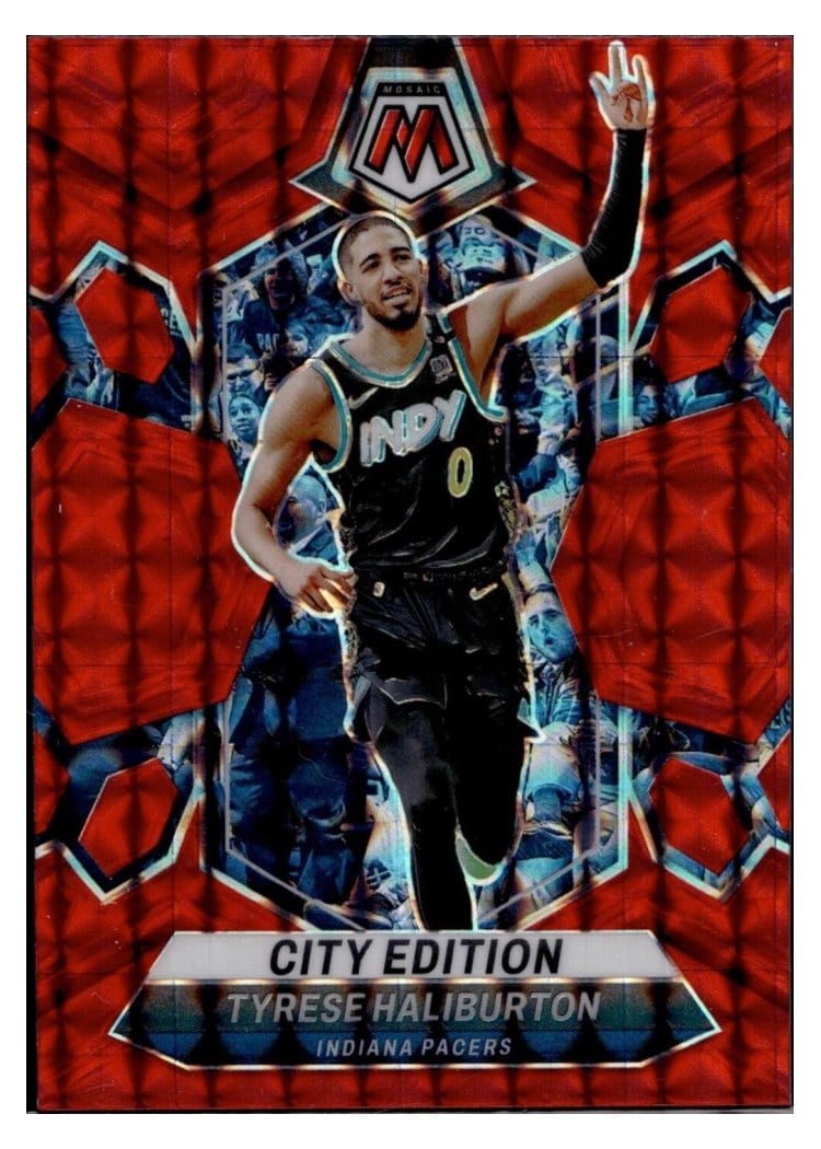 2023-24 Panini Mosaic Base Set Tyrese Haliburton #289 card
