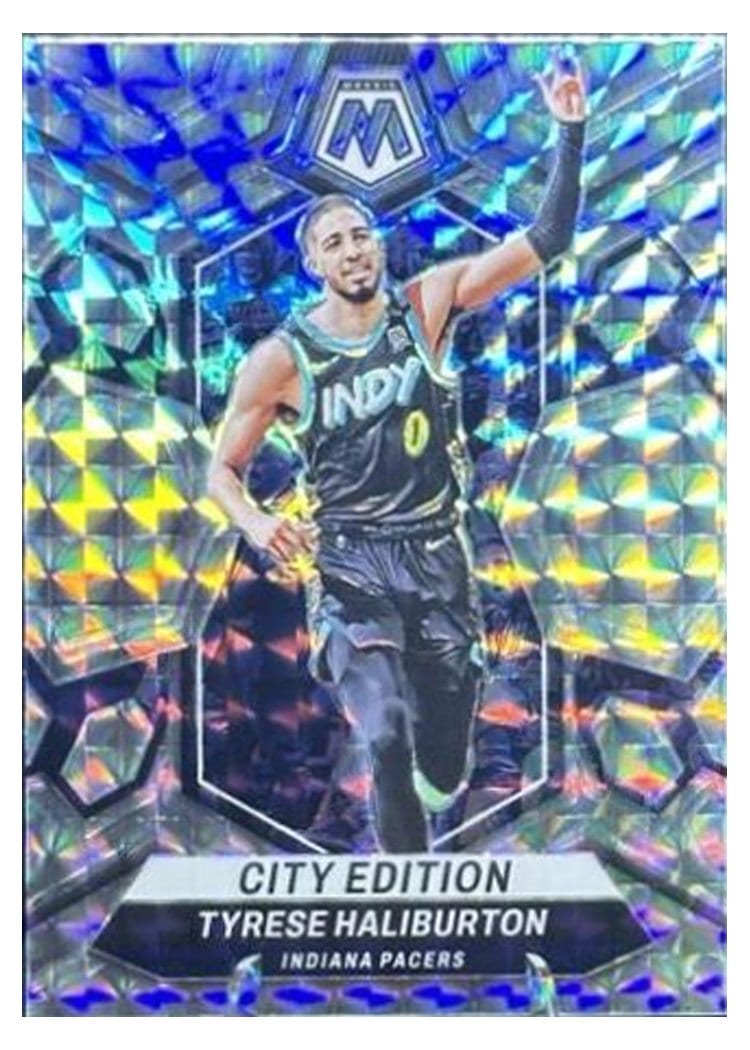 2023-24 Panini Mosaic Base Set Tyrese Haliburton #289 card