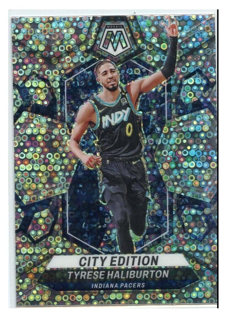 2023-24 Panini Mosaic Base Set Tyrese Haliburton #289 card