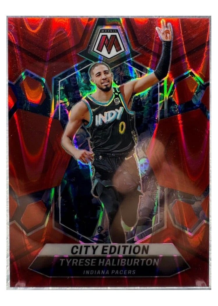 2023-24 Panini Mosaic Base Set Tyrese Haliburton #289 card