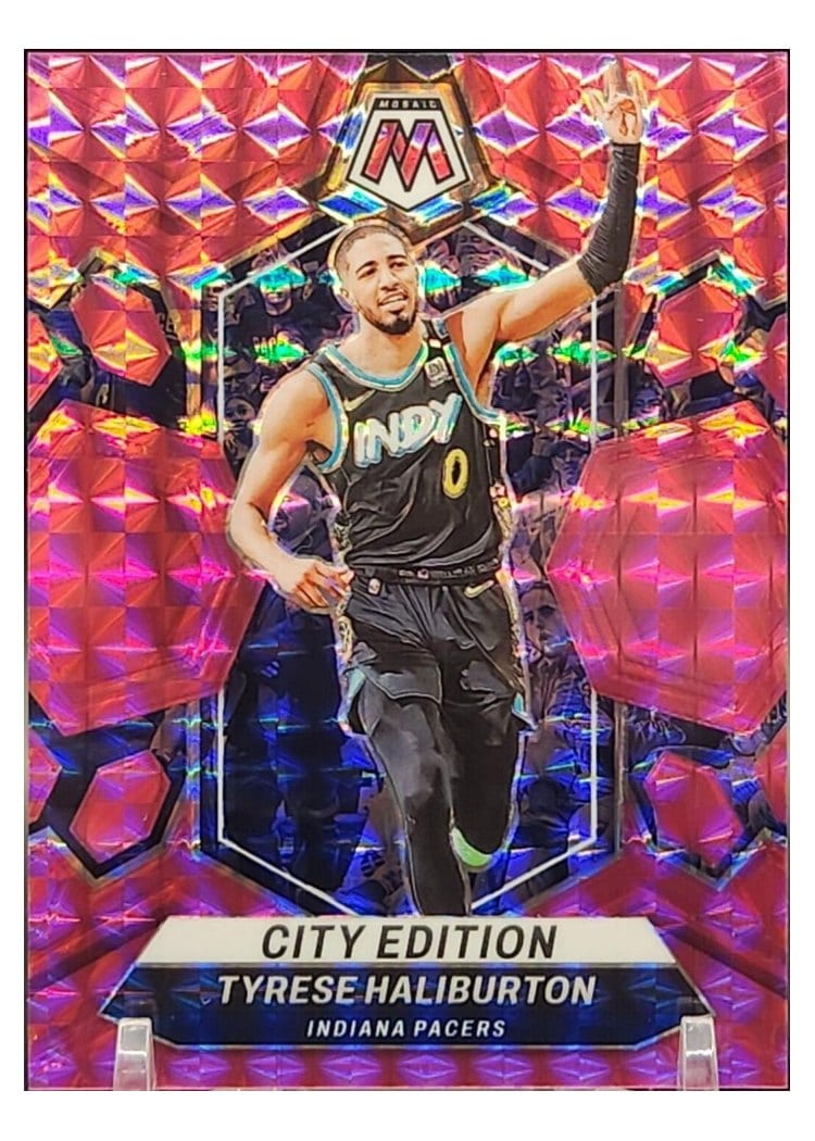 2023-24 Panini Mosaic Base Set Tyrese Haliburton #289 card