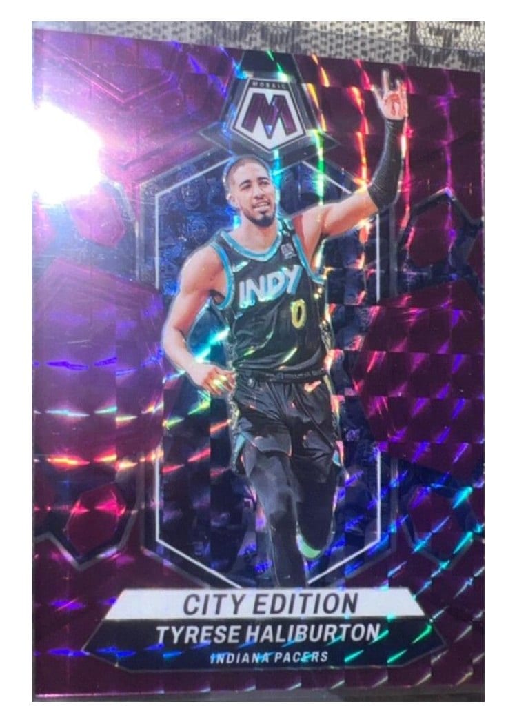 2023-24 Panini Mosaic Base Set Tyrese Haliburton #289 card