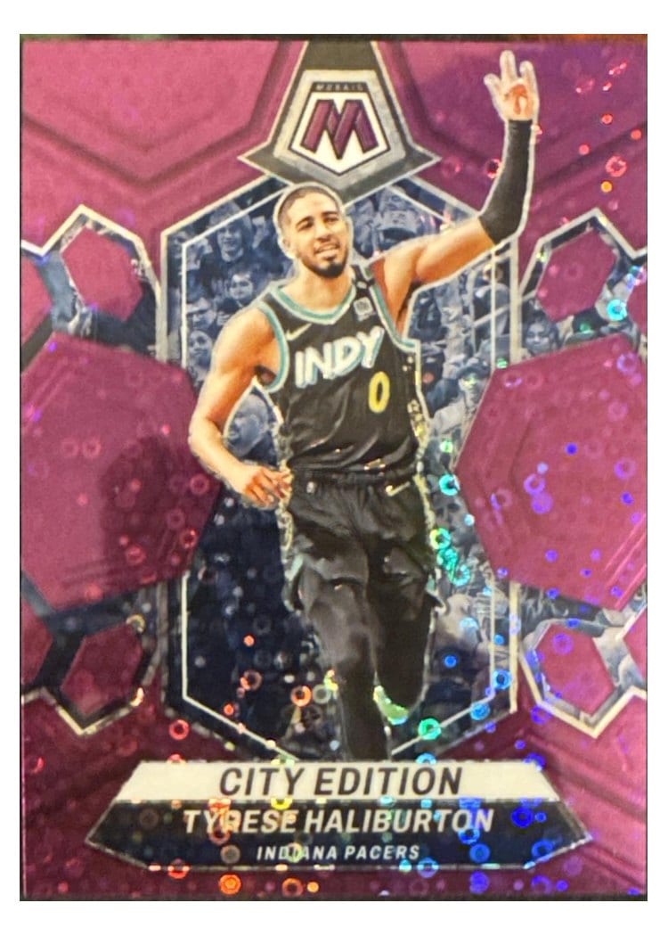 2023-24 Panini Mosaic Base Set Tyrese Haliburton #289 card