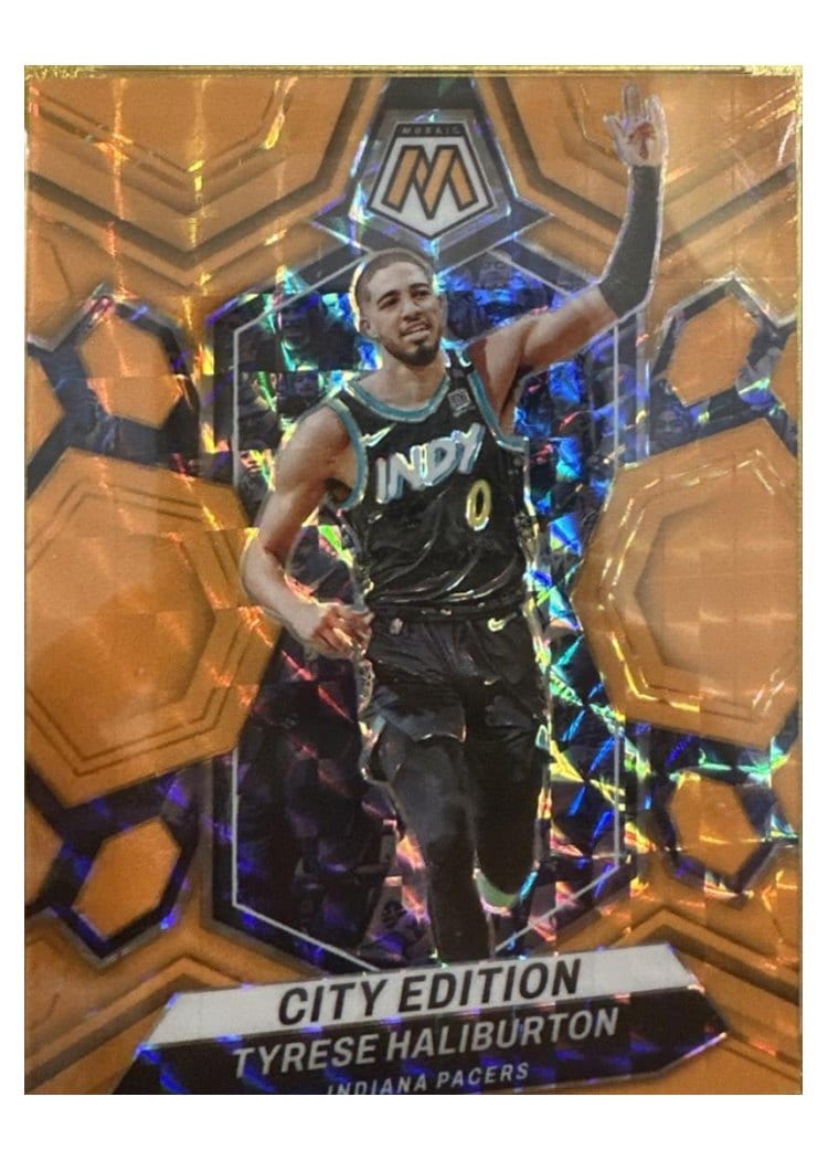 2023-24 Panini Mosaic Base Set Tyrese Haliburton #289 card