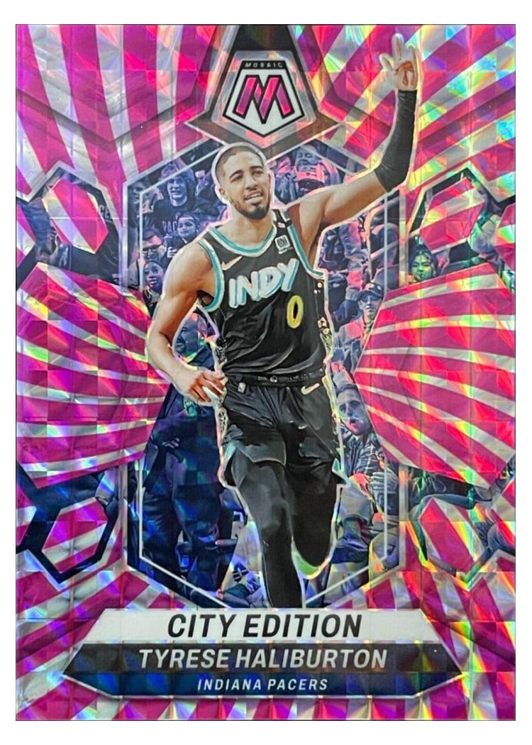 2023-24 Panini Mosaic Base Set Tyrese Haliburton #289 card