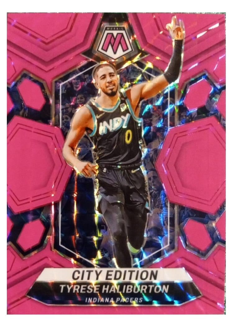 2023-24 Panini Mosaic Base Set Tyrese Haliburton #289 card
