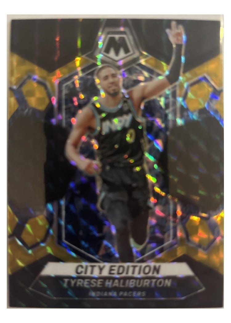 2023-24 Panini Mosaic Base Set Tyrese Haliburton #289 card
