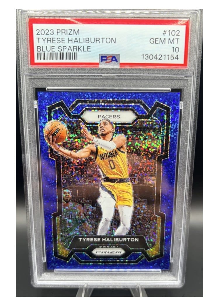 2023-24 Panini Prizm Base Set Tyrese Haliburton #102 card