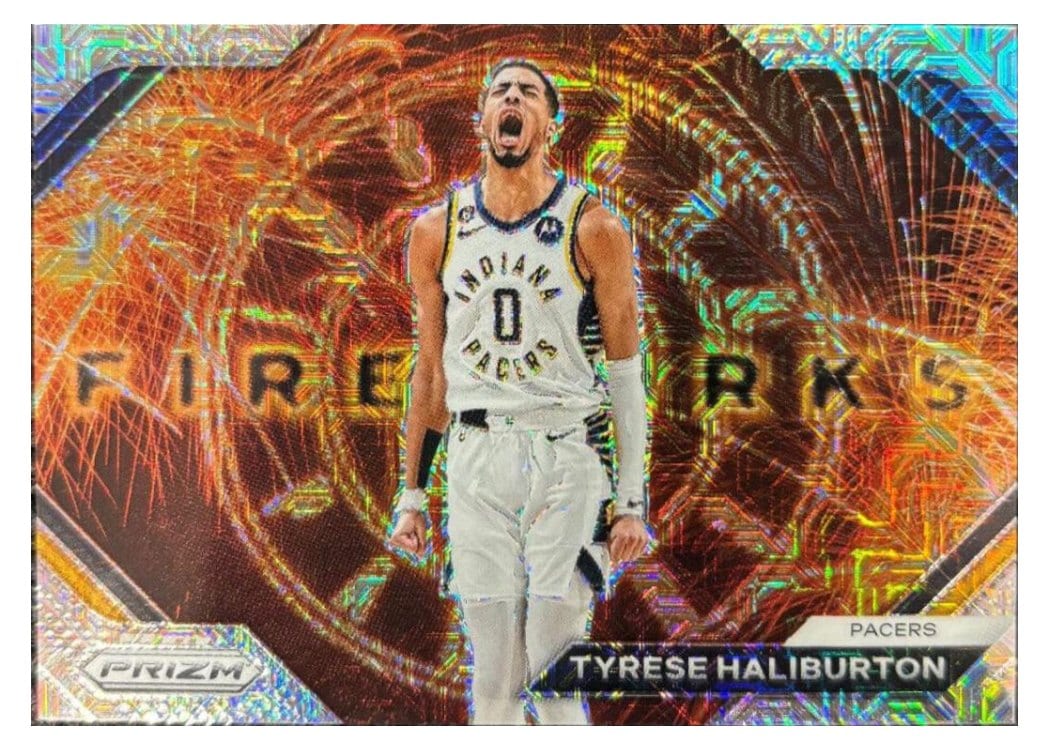 2023-24 Panini Prizm Base Set Tyrese Haliburton #102 card