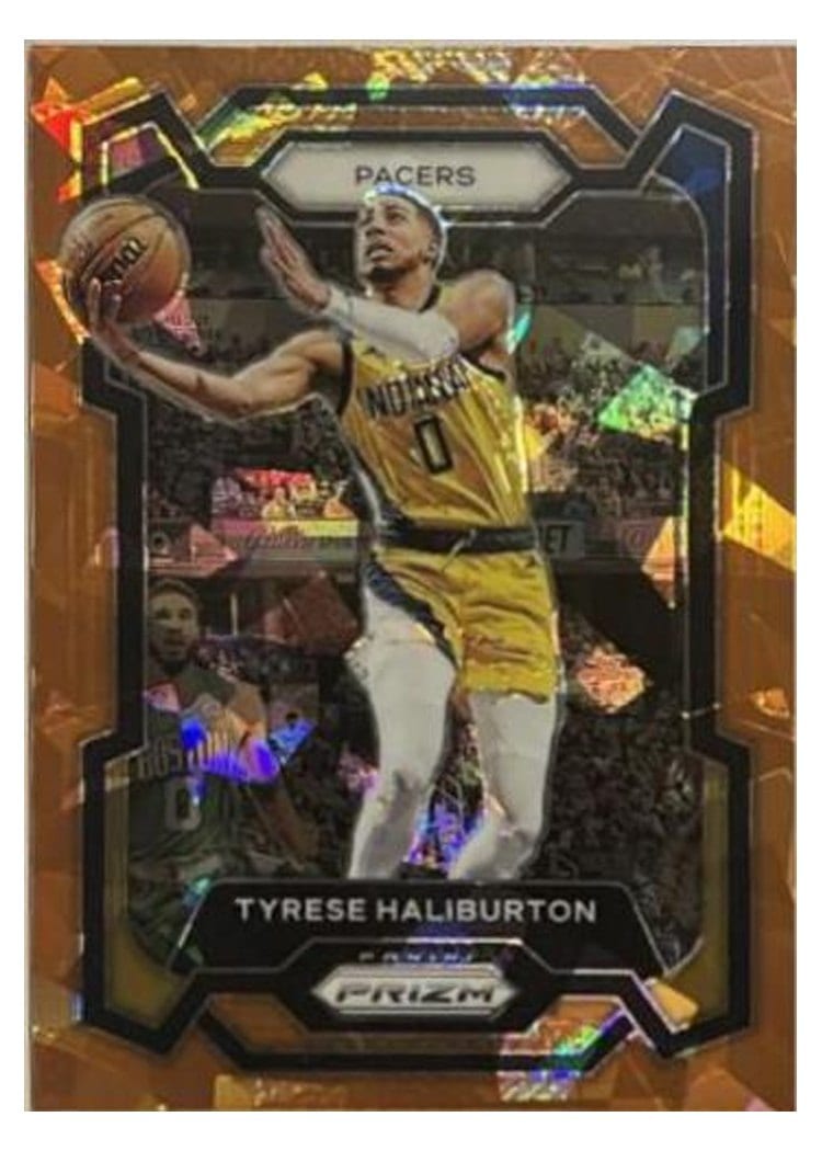 2023-24 Panini Prizm Base Set Tyrese Haliburton #102 card