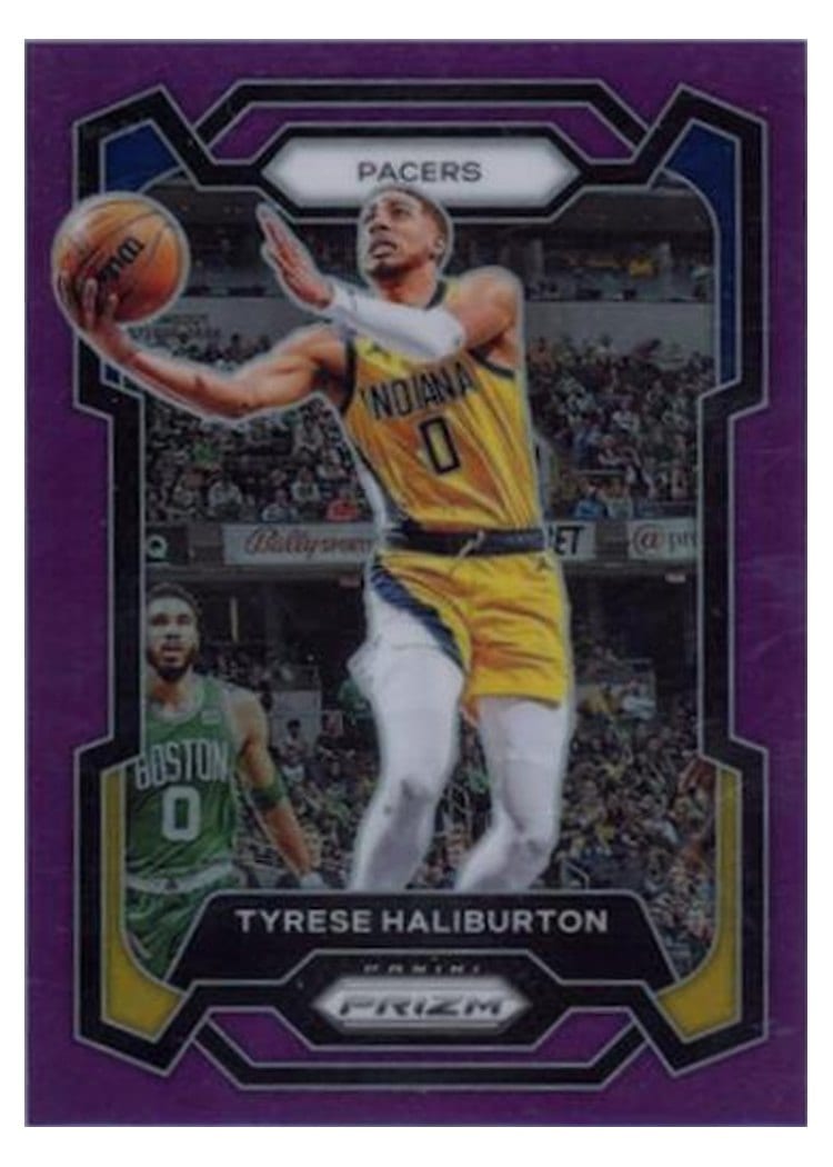 2023-24 Panini Prizm Base Set Tyrese Haliburton #102 card