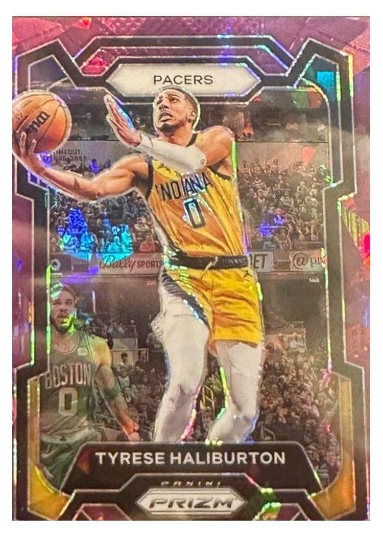 2023-24 Panini Prizm Base Set Tyrese Haliburton #102 card
