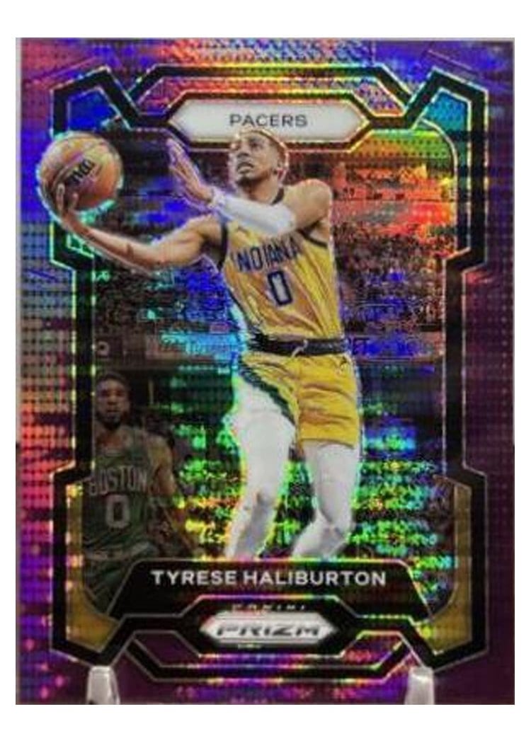 2023-24 Panini Prizm Base Set Tyrese Haliburton #102 card