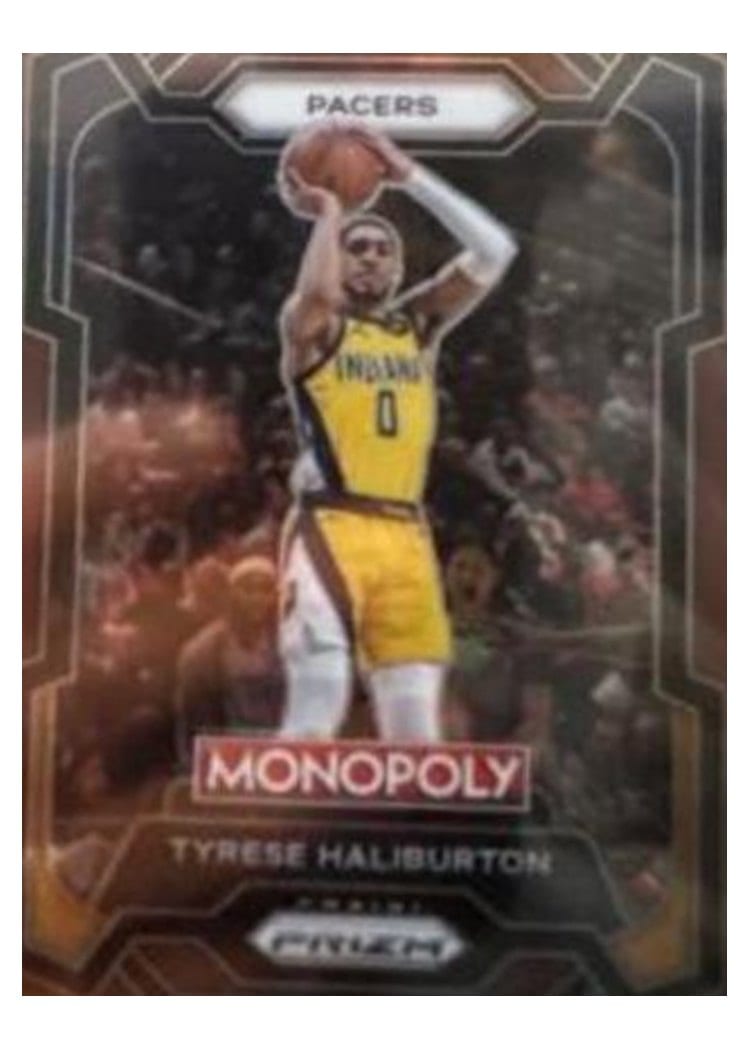 2023-24 Panini Prizm Monopoly Base Set Tyrese Haliburton #34 card