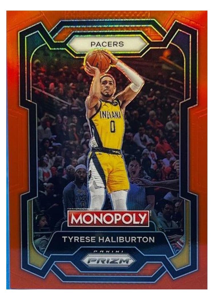 2023-24 Panini Prizm Monopoly Base Set Tyrese Haliburton #34 card