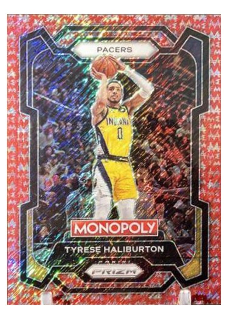 2023-24 Panini Prizm Monopoly Base Set Tyrese Haliburton #34 card