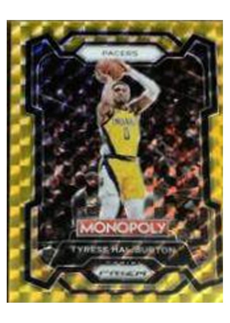 2023-24 Panini Prizm Monopoly Base Set Tyrese Haliburton #34 card