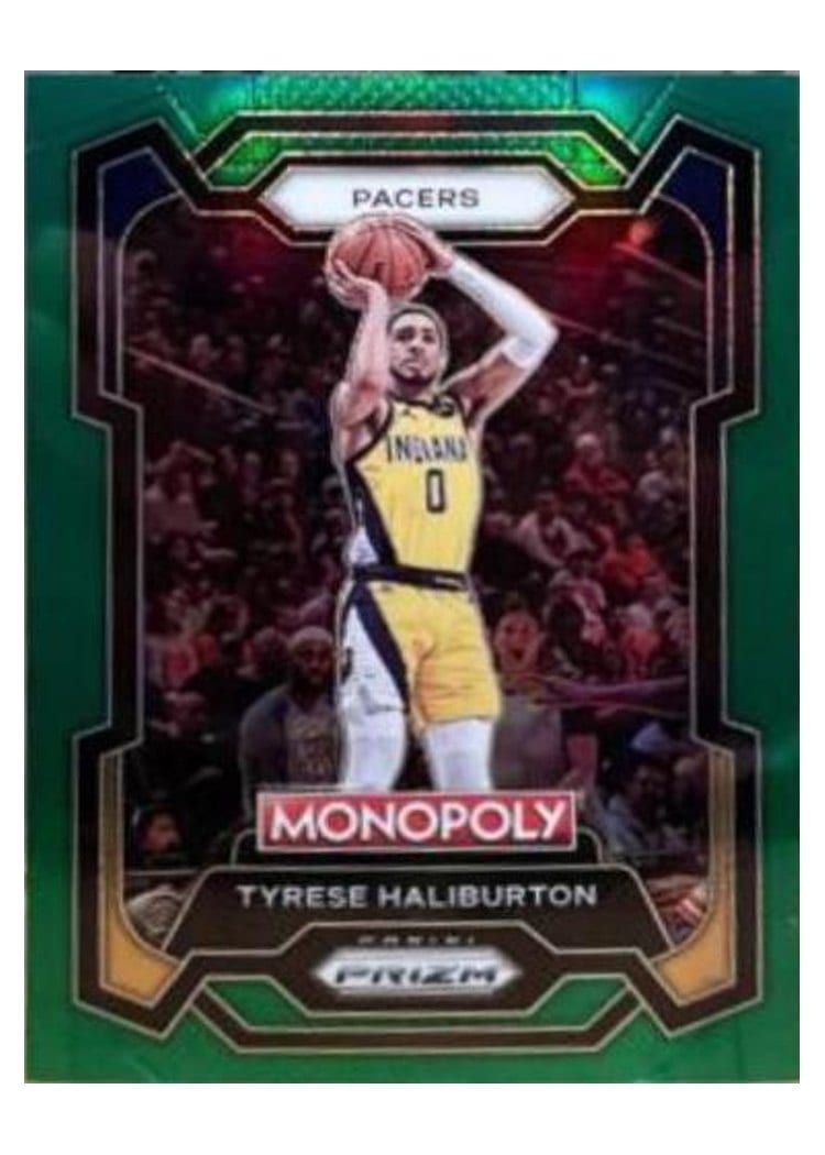 2023-24 Panini Prizm Monopoly Base Set Tyrese Haliburton #34 card