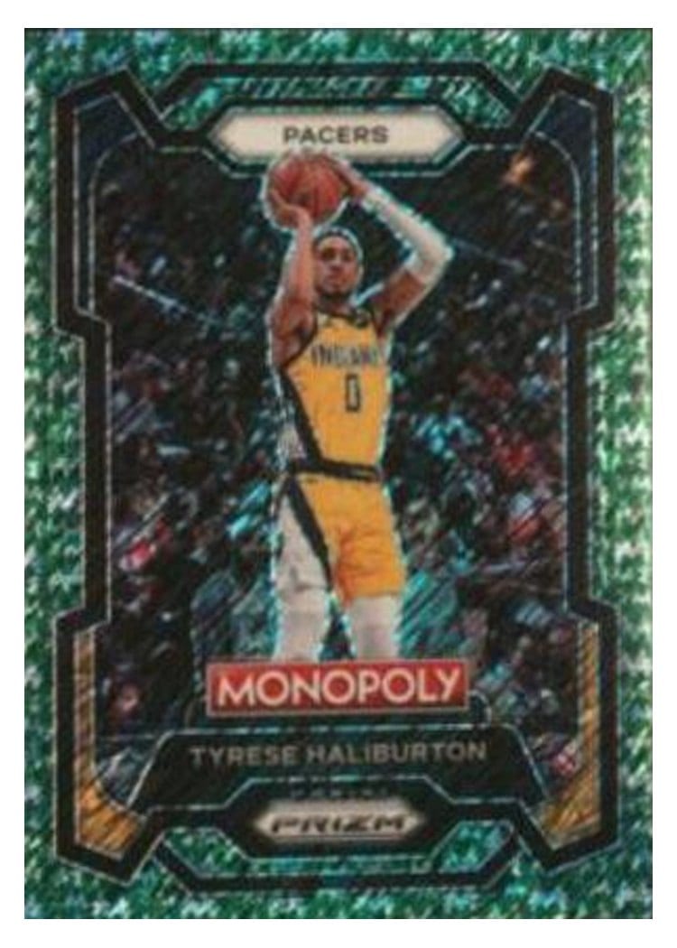 2023-24 Panini Prizm Monopoly Base Set Tyrese Haliburton #34 card