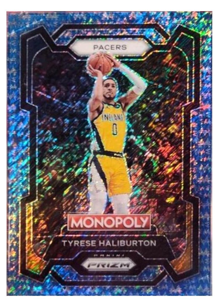 2023-24 Panini Prizm Monopoly Base Set Tyrese Haliburton #34 card