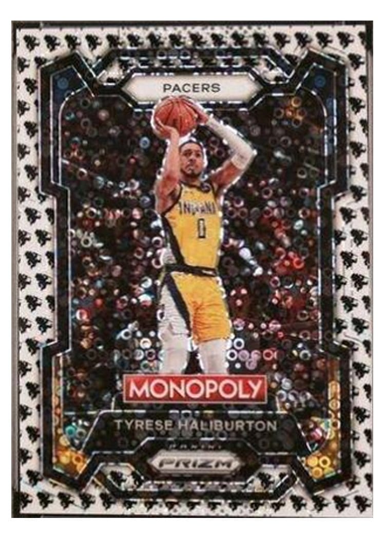2023-24 Panini Prizm Monopoly Base Set Tyrese Haliburton #34 card