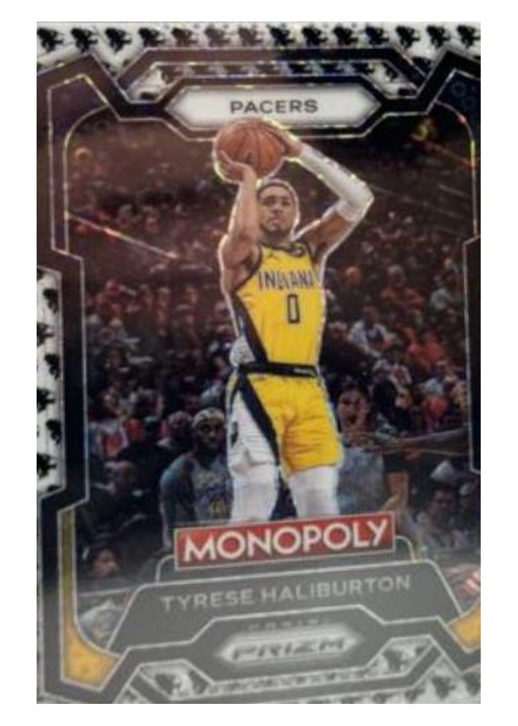 2023-24 Panini Prizm Monopoly Base Set Tyrese Haliburton #34 card