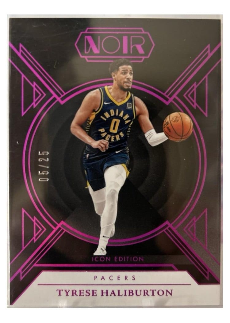 2024-25 Panini Noir Base Set Tyrese Haliburton #106 card