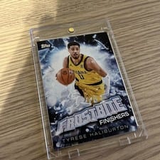 2025-26 Topps Holiday Frostbite Finishers Tyrese Haliburton #FF-TH card