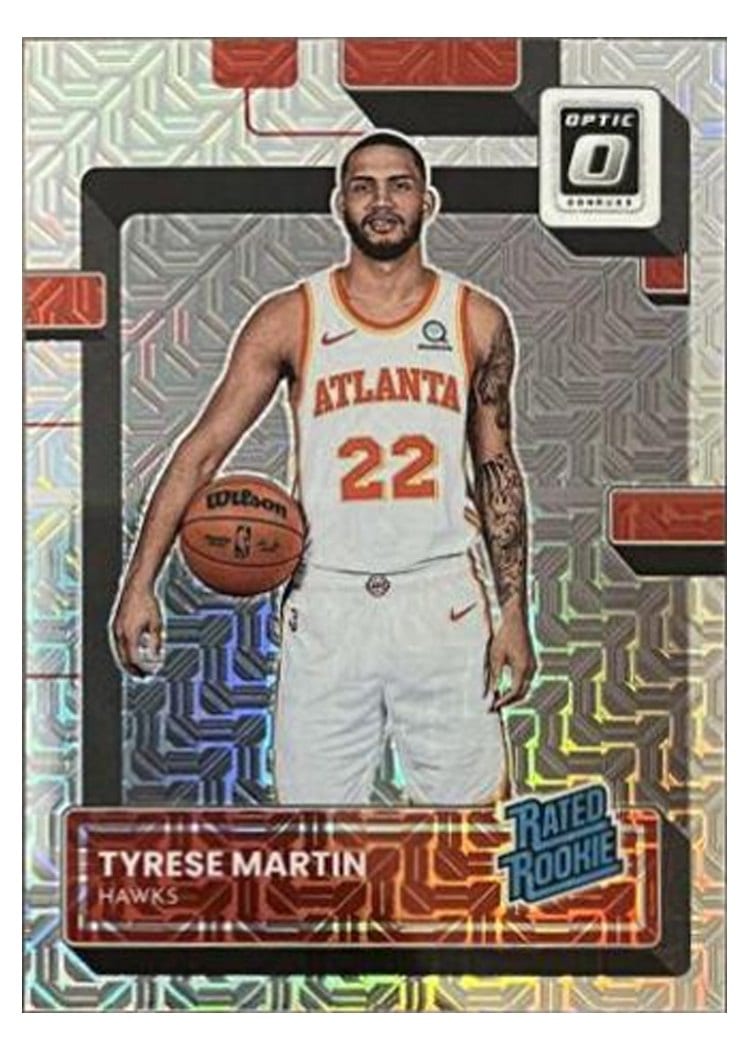 2022-23 Donruss Optic Base Set Tyrese Martin Choice Blue Mojo #234 card