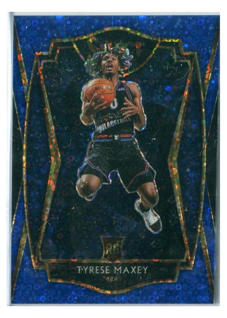 2020-21 Panini Select Base Set Tyrese Maxey #174 card