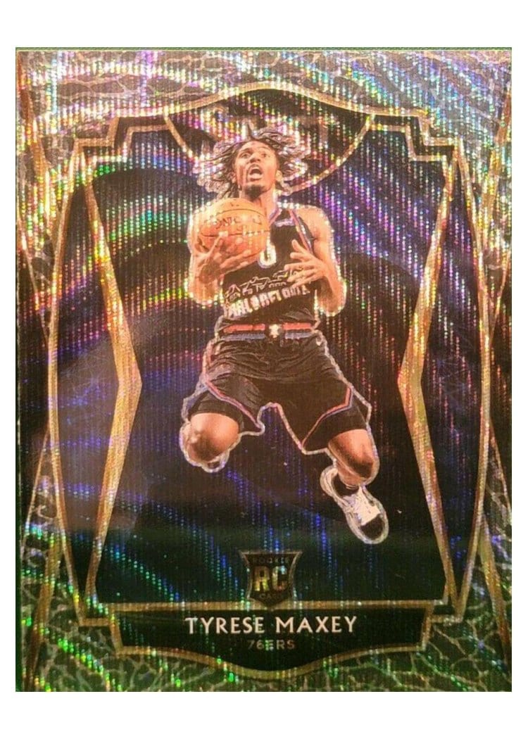 2020-21 Panini Select Base Set Tyrese Maxey #174 card