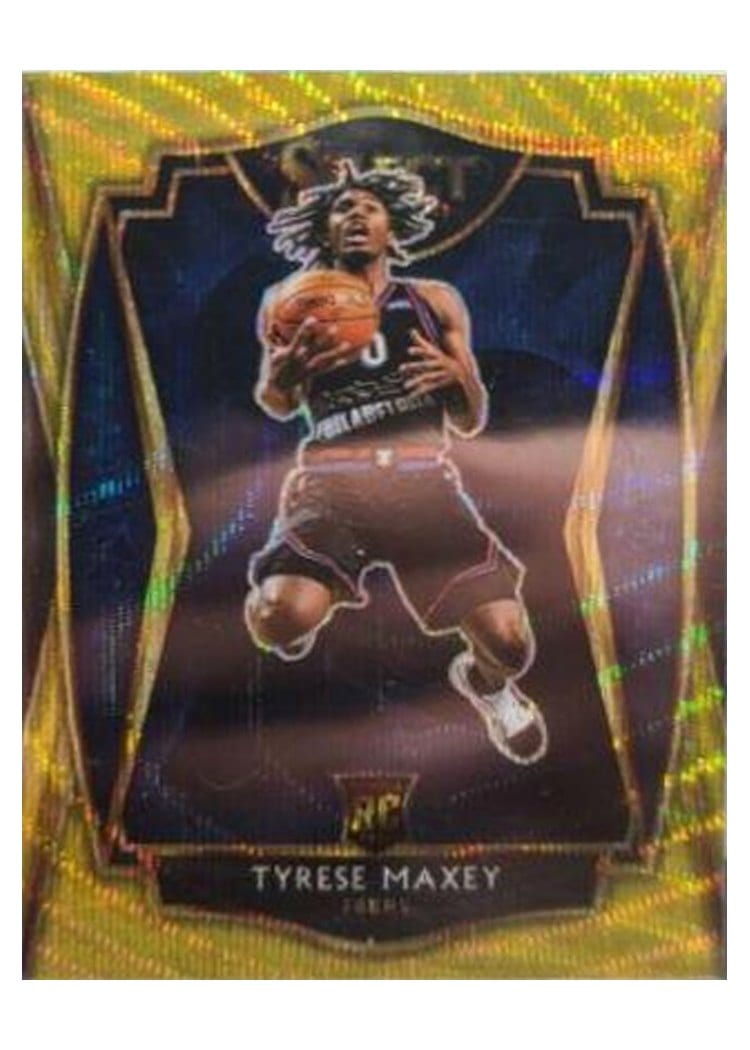 2020-21 Panini Select Base Set Tyrese Maxey #174 card