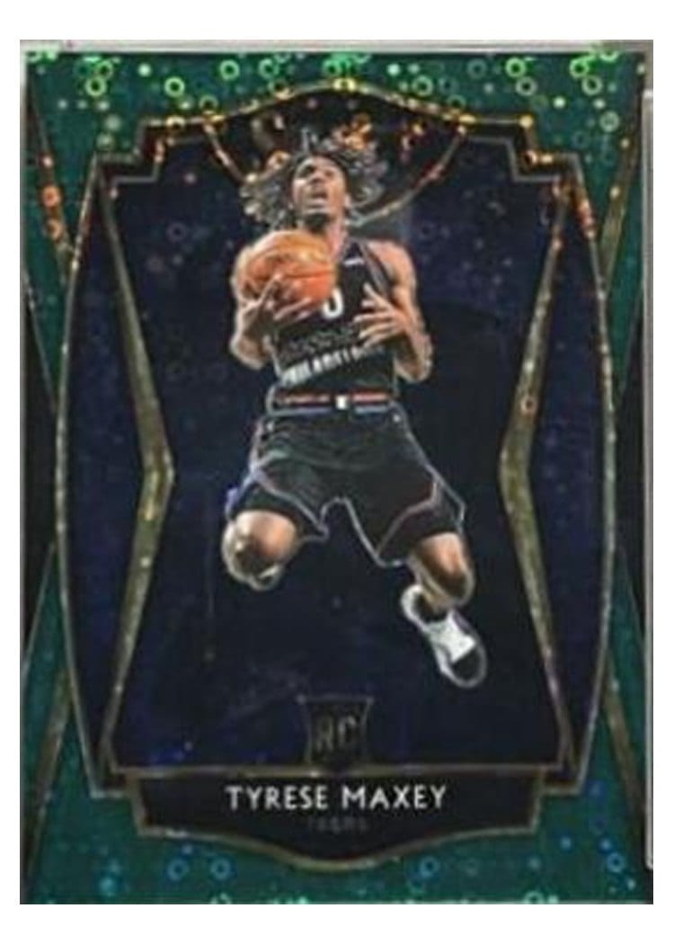 2020-21 Panini Select Base Set Tyrese Maxey #174 card