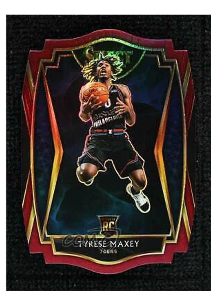 2020-21 Panini Select Base Set Tyrese Maxey #174 card