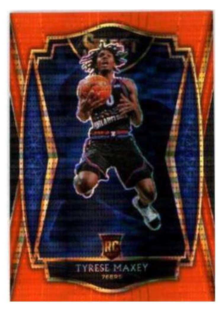 2020-21 Panini Select Base Set Tyrese Maxey #174 card