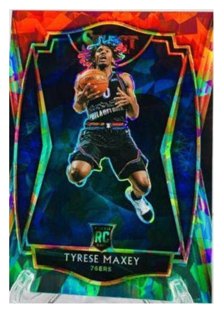 2020-21 Panini Select Base Set Tyrese Maxey #174 card