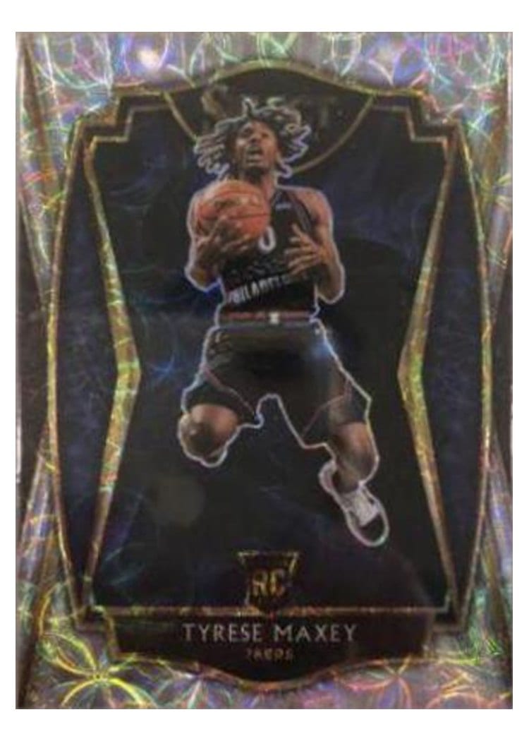 2020-21 Panini Select Base Set Tyrese Maxey #174 card
