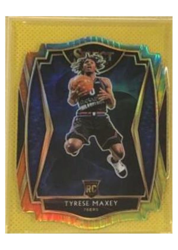 2020-21 Panini Select Base Set Tyrese Maxey #174 card