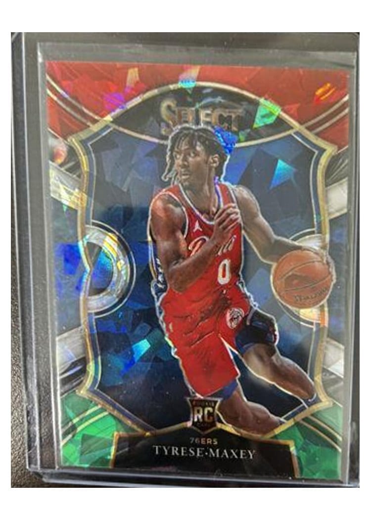 2020-21 Panini Select Base Set Tyrese Maxey #280 card