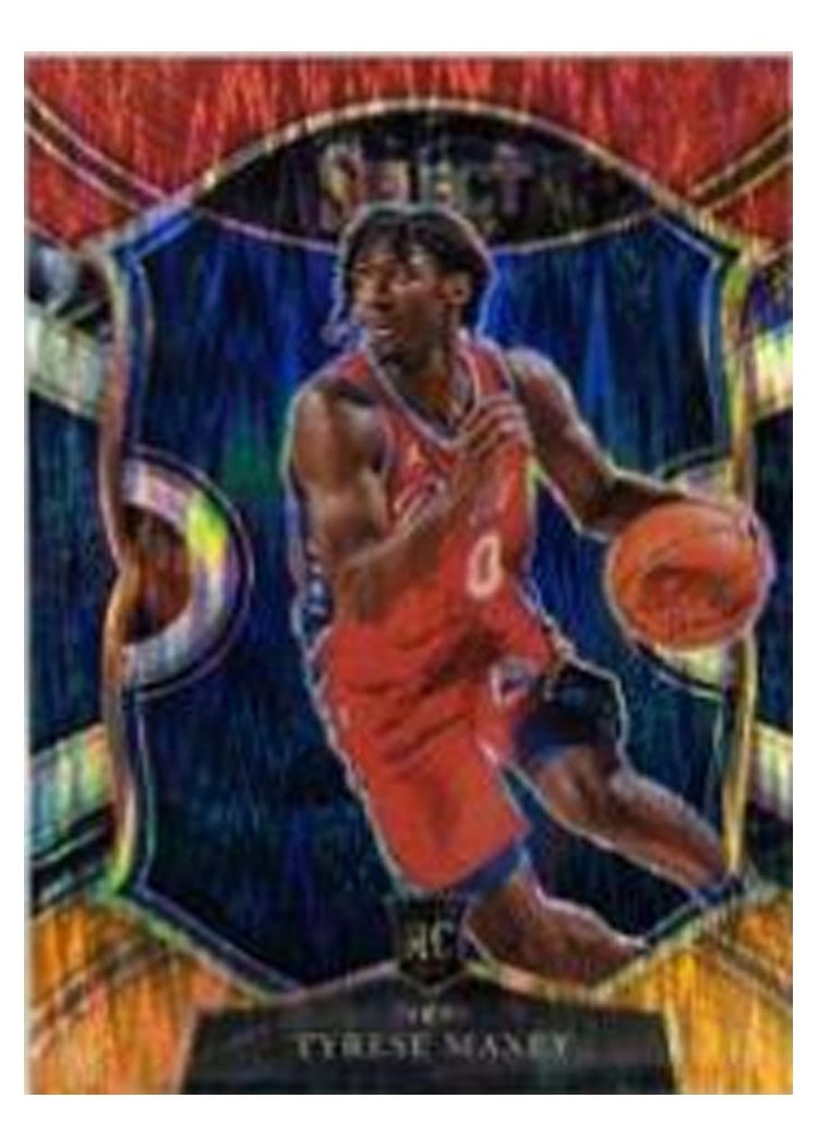 2020-21 Panini Select Base Set Tyrese Maxey #280 card