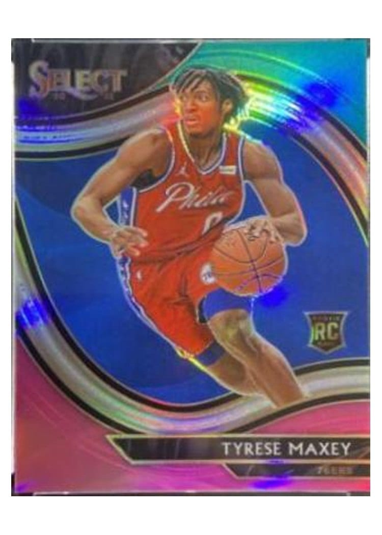 2020-21 Panini Select Base Set Tyrese Maxey #280 card