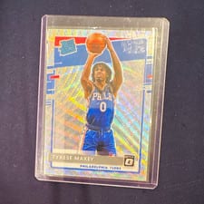 2020 Panini Donruss Optic Tyrese Maxey #171 card
