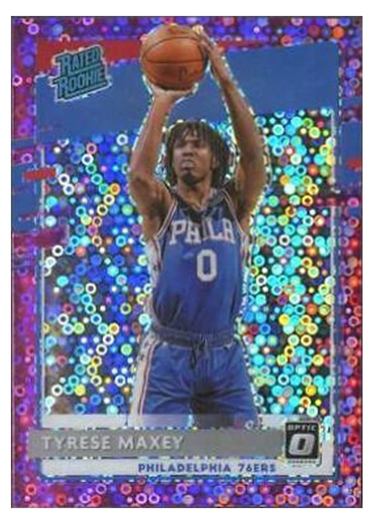 2020 Panini Donruss Optic Tyrese Maxey #171 card