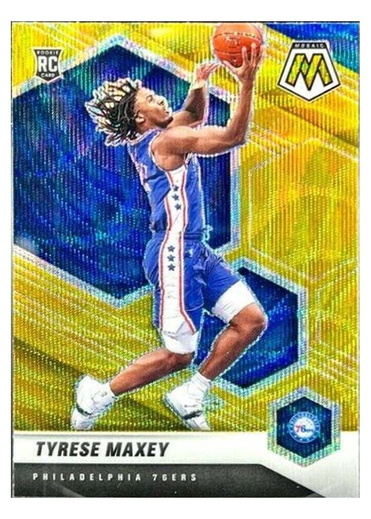 2020 Panini Mosaic Tyrese Maxey #203 card